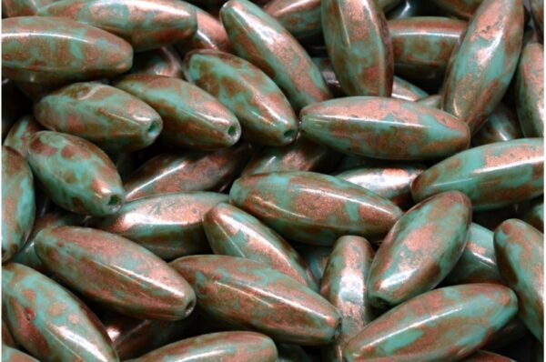 Peeled Olive beads 19x7mm - Imagen 1