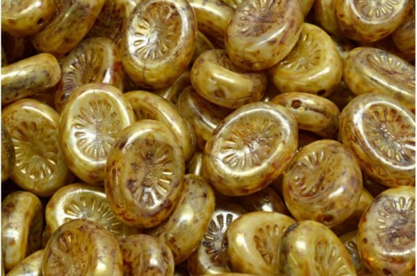 Kiwi Beads 14x10mm - Image 1