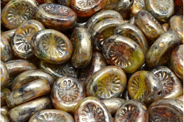 Kiwi Beads 14x10mm - Image 1