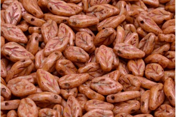 Cherry Leaf Beads 6x10mm - Image 1