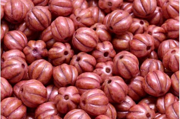 Melon Beads 8x8mm - Image 1