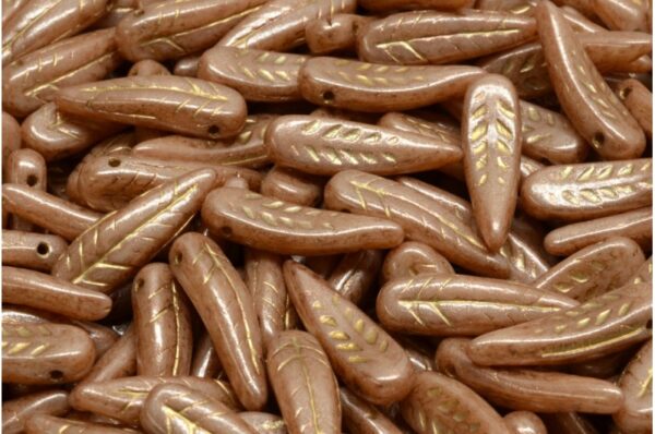 Bird Feather Beads 5x17mm - Imagen 1