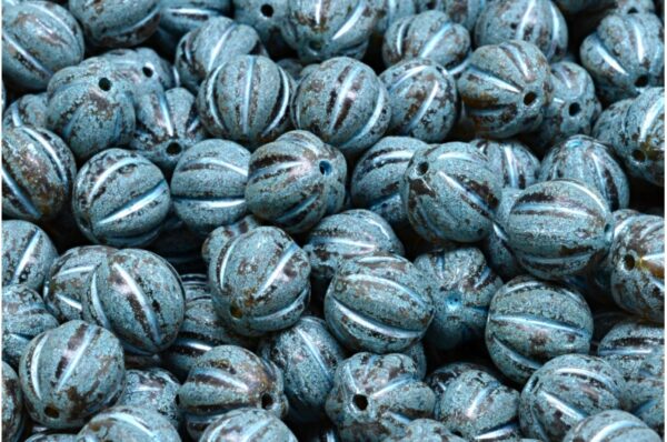Melon Beads 8x8mm - Image 1