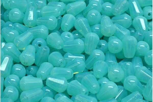 Firepolished Drop Beads 8x6mm - Image 1