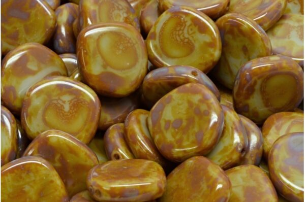 8edged Flat Beads 15x15mm - Imagen 1