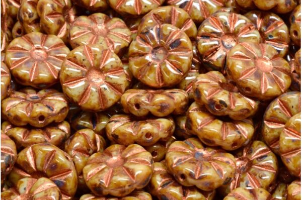 Sun Flower Beads 12x12mm - Image 1