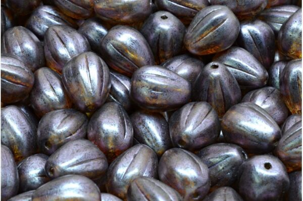 Drop Melon Beads 11x9mm - Image 1