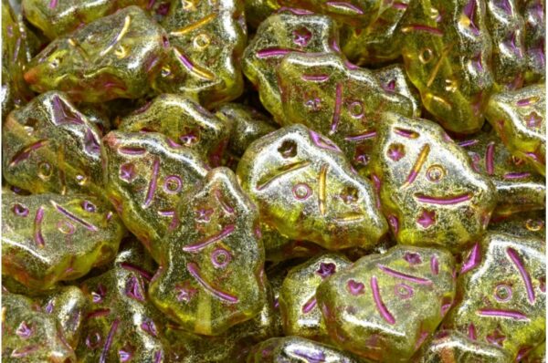 Christmas Tree Beads 17x12mm - Imagen 1