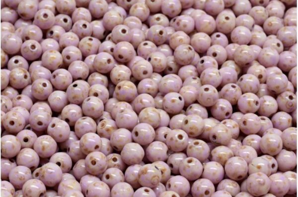 Round Druck Beads 4x4mm - Imagen 1