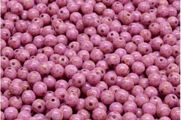 Round Druck Beads 4x4mm - Imagen 1