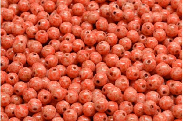 Round Druck Beads 4x4mm - Imagen 1
