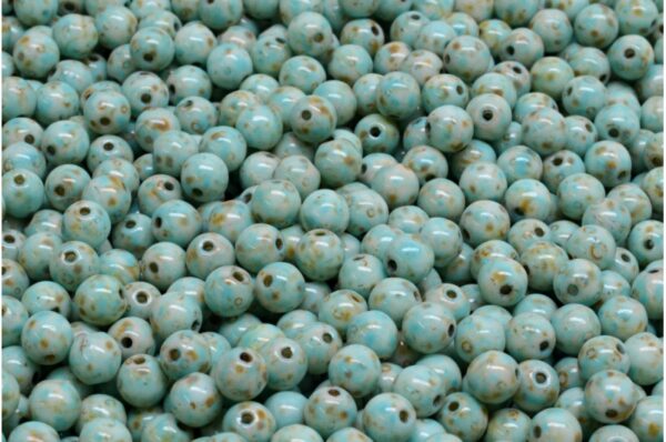 Round Druck Beads 4x4mm - Imagen 1
