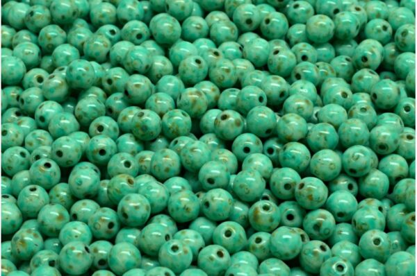 Round Druck Beads 4x4mm - Imagen 1