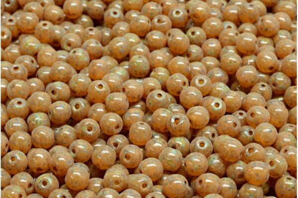 Round Druck Beads 4x4mm - Imagen 1