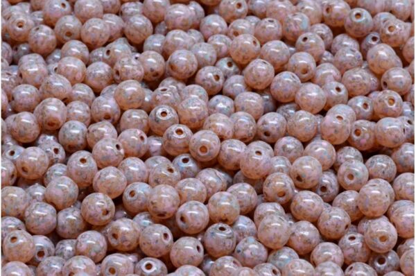 Round Druck Beads 4x4mm - Imagen 1