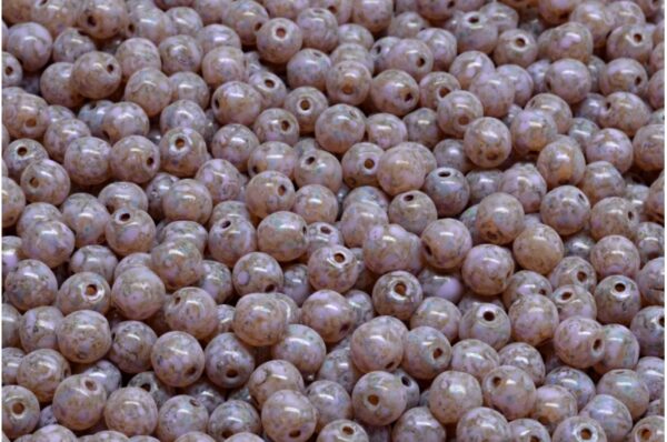 Round Druck Beads 4x4mm - Imagen 1