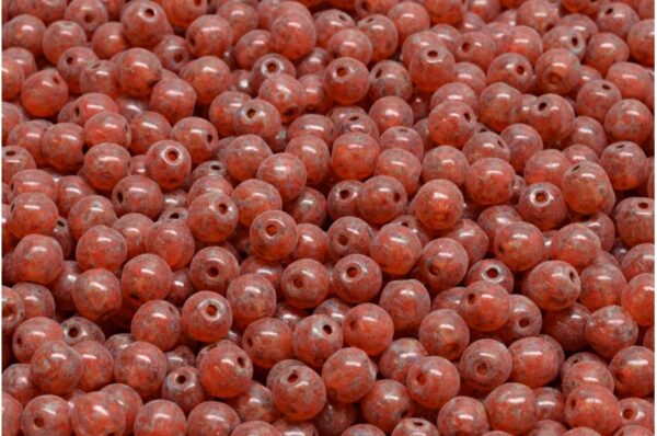 Round Druck Beads 4x4mm - Imagen 1