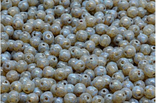 Round Druck Beads 4x4mm - Imagen 1