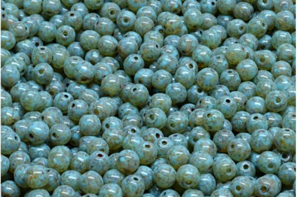 Round Druck Beads 4x4mm - Imagen 1