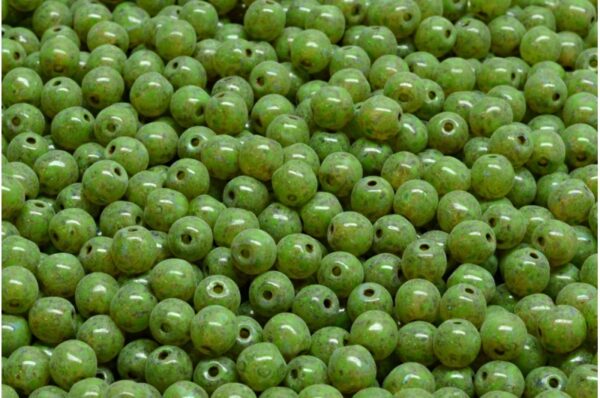Round Druck Beads 4x4mm - Imagen 1