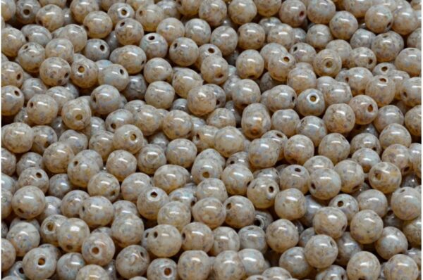Round Druck Beads 4x4mm - Imagen 1