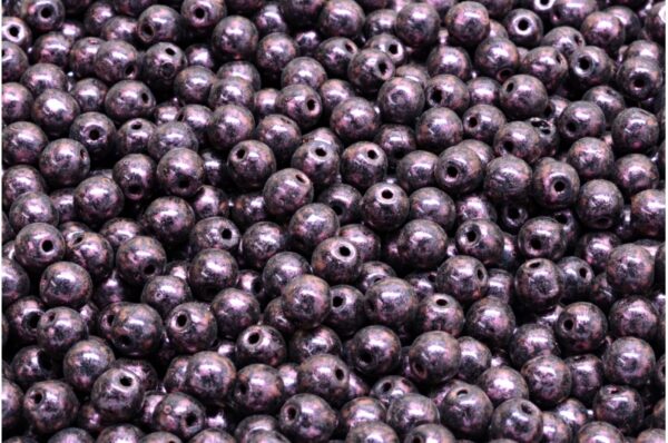 Round Druck Beads 4x4mm - Imagen 1