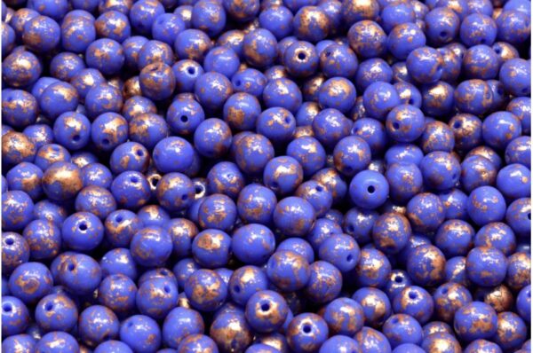 Round Druck Beads 4x4mm - Imagen 1