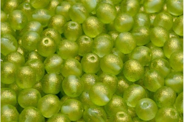 Round Druck Beads 6x6mm - Image 1