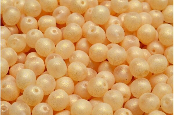 Round Druck Beads 6x6mm - Image 1