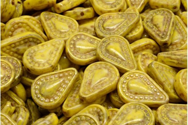 Filigree Tear Drop Beads 14x10mm - Imagen 1