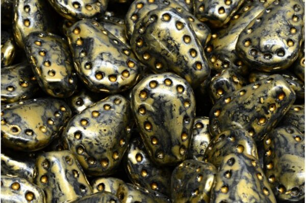 Lacy Tear Drop Beads 17x12mm - Image 1