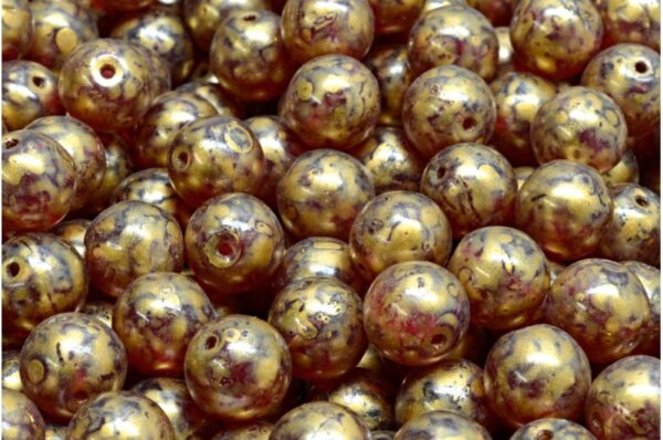 Round Druck Beads 8x8mm - Imagen 1