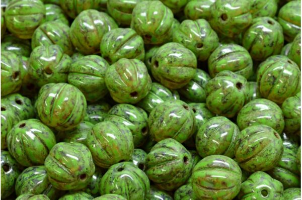 Melon Beads 8x8mm - Image 1