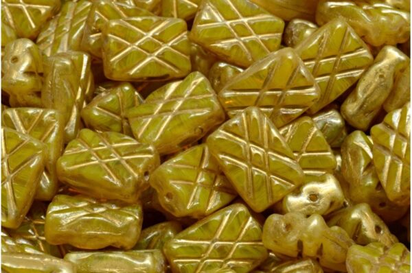 TCB Designed Rectangle Beads 12x8mm - Imagen 1