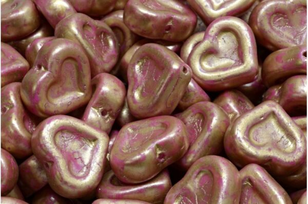 Heart Beads 14x12mm - Image 1