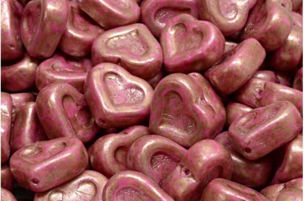 Heart Beads 14x12mm - Image 1