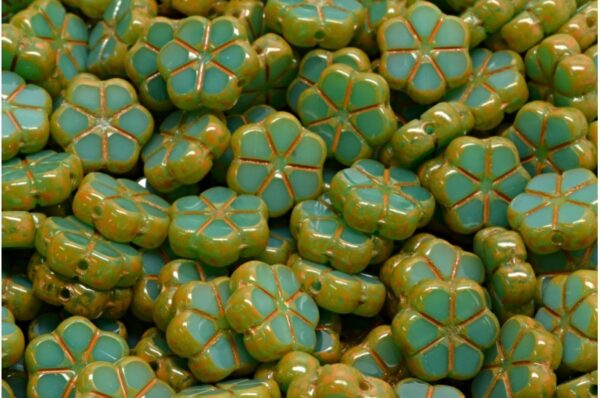 TCB Flower Beads 10x10mm - Image 1