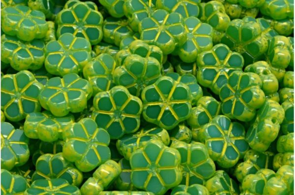 TCB Flower Beads 10x10mm - Image 1