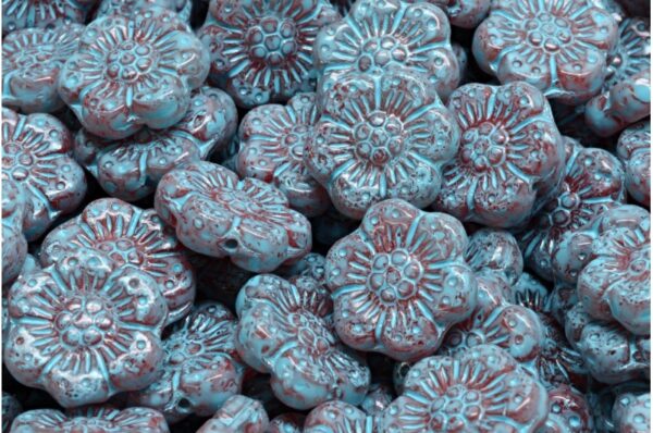 Boho Flower Beads 14x14mm - Imagen 1