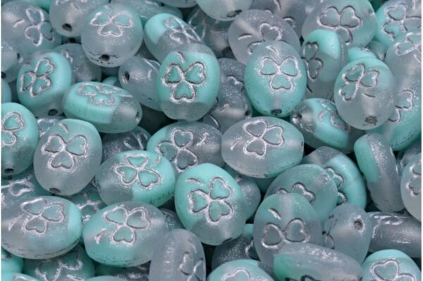 Shamrock Oval Beads 10x8mm - Imagen 1