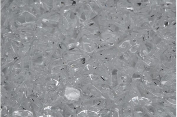 Flat Silky Beads - 2 Holes 6x6mm - Imagen 1