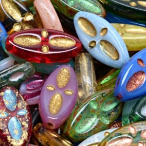 Ship Beads 20x9mm with ornament