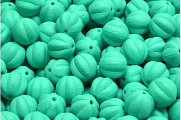 Melon Beads 8x8mm - Image 1