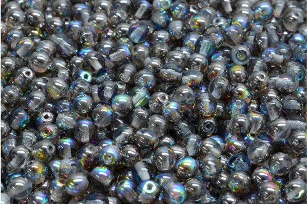 Round Druck Beads 4mm - Image 1