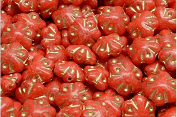 Folklore Flower Beads 11x11mm - Image 1