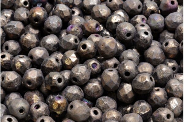 Firepolished Round Beads 6mm - Imagen 1