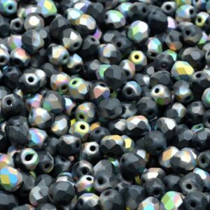 Firepolished Beads 4mm