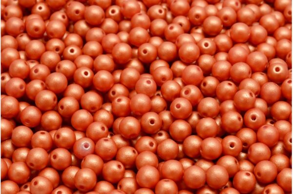 Round Druck Beads 4mm - Image 1