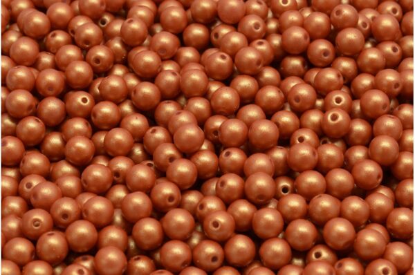 Round Druck Beads 4mm - Image 1
