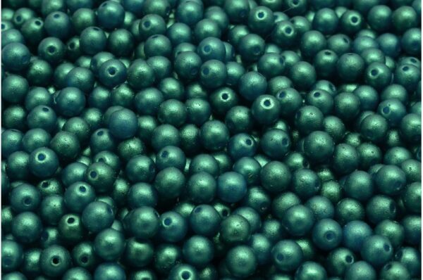 Round Druck Beads 4mm - Image 1